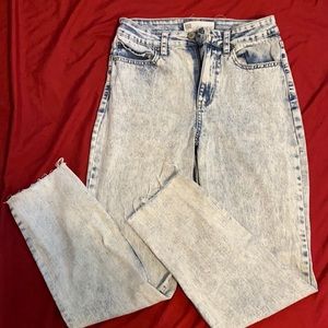 RSQ Vintage Mom Acid wash jeans 5/w27